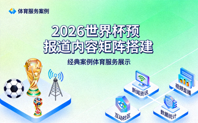 经典案例体育服务展示 - 2026世界杯预报道内容矩阵搭建封面